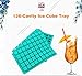 V-fox 2 Pcs/Pack 126 Cavities Mini Square Silicone Mold/Chocolate Candy Mould for Gummy Jelly Truffles Ganache Pralines Caramels, Random Color
