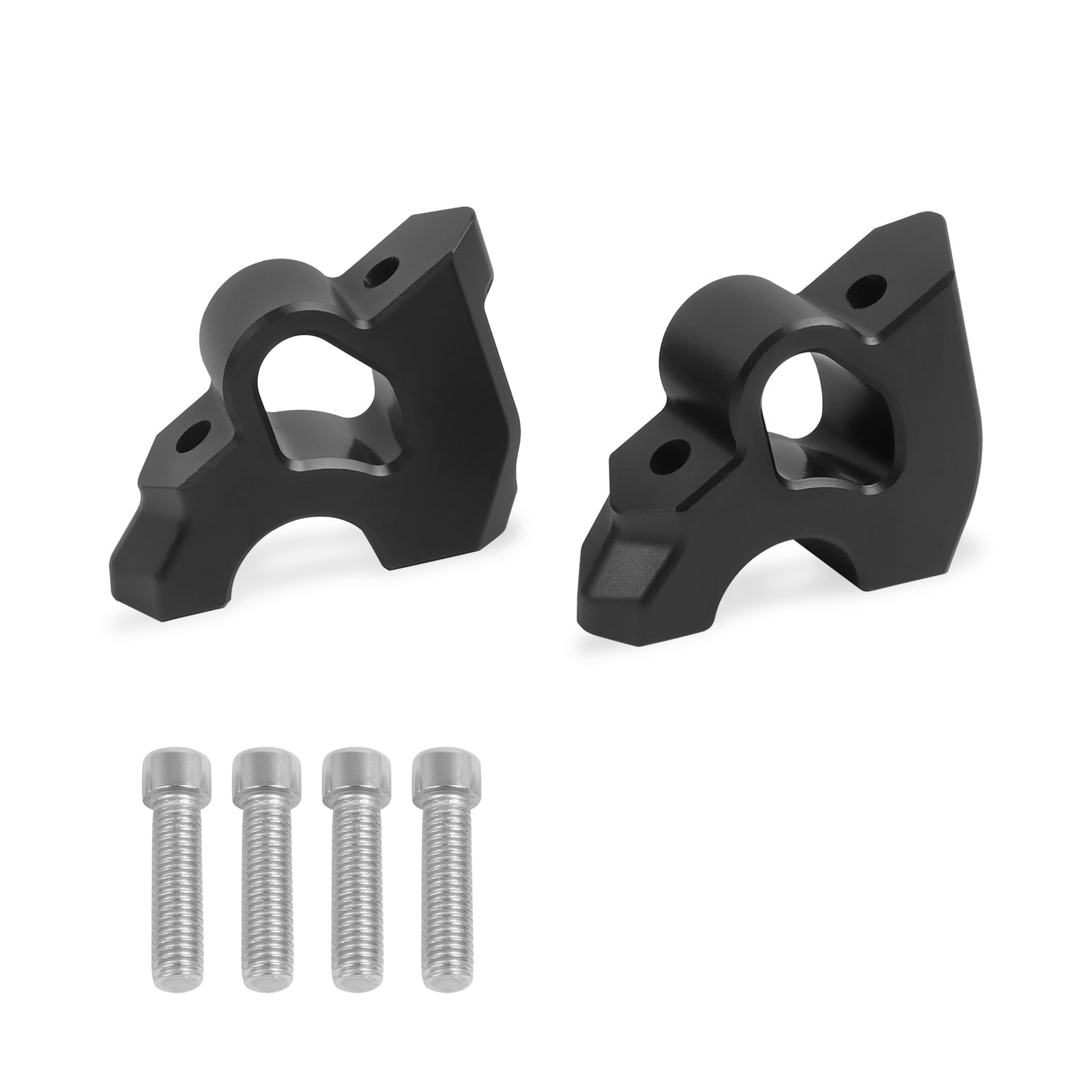 Riser Guidon Moto R1300GS Noir : Réhausseurs et Pinces de Fixation Robustes pour Modèles 2023-2025