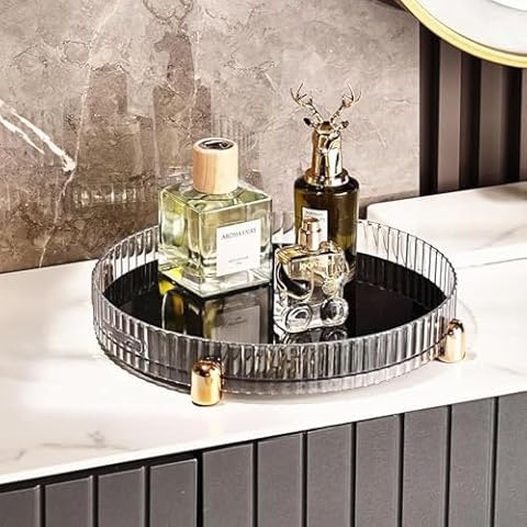DEAMACE 360° Rotating Makeup Tray Cover