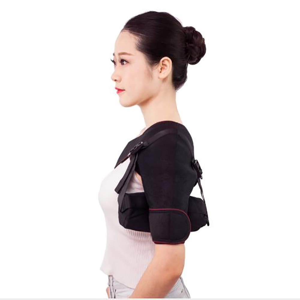 Schulterbandage, Schulterkompressionshülse Gurtwickel Bietet Unterstützung und Erleichterung bei Rotatorenmanschette, Schulterschmerzen,Leftshoulder