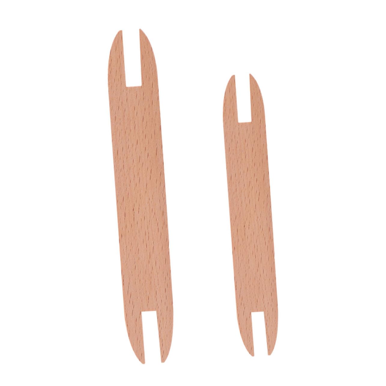 SEWACC 4 Sätze Pendeln Webstöcke Schiffchen Weben Strickstühle Strickwebstuhl Pullover Weben Schiffchen Braid Tool Strickset Werkzeug Stricknadeln Aus Holz Holzschiffchen 2 Stück * 4