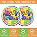 40Pcs Dandy Birthday Party Plates and Napkins for 20 Guests - Cartoon Game Tableware Party Supplies for Baby Shower Birthday Decorations