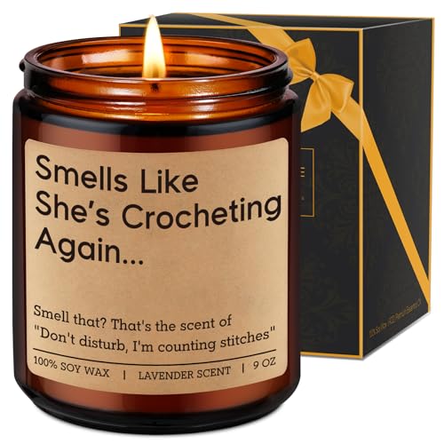 Fairy's Gift Candle, Crochet Gifts for Women, Funny Gifts for
