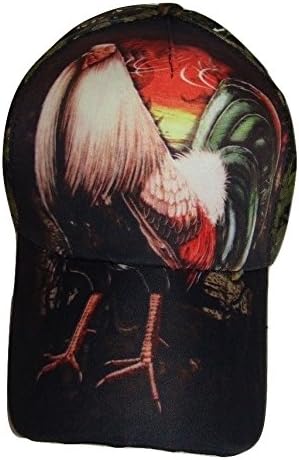 Miniatura 4 de RFCO Chicken Rooster # 1 Camo Camo Printed Cap Hat, Multi