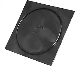 Ralo Inteligente Click 15x15 cm Banheiro Preto Veda Cheiro