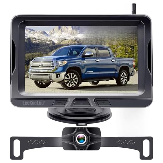 Wireless Backup Camera with 5 Inch Monitor