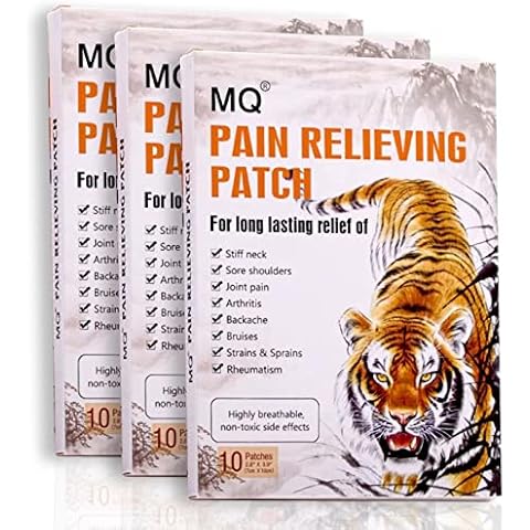 Parches de hierbas de yeso para aliviar el dolor MQ Tiger Cover