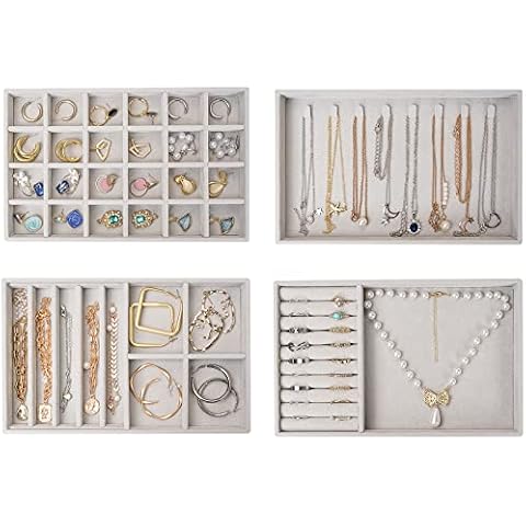 ProCase Stackable Jewelry Organizer Trays Cover