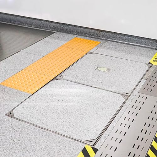 Cubierta invisible para tanque séptico con cámara de inspección electrónica para pavimentación al aire libre y diseño seguro para un fácil acceso y mantenimiento, ideal para paisajismo