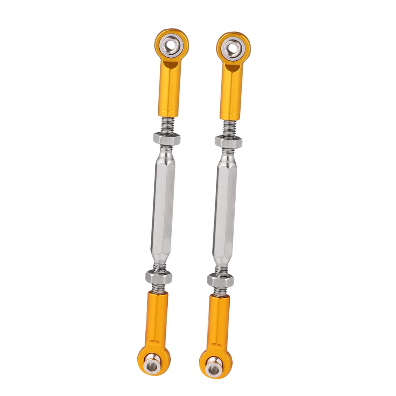 HEMOTON Rc Steering Linkage Upgrade Pcs Mm Aluminum Gear Link Rod for Rc Car and Parts