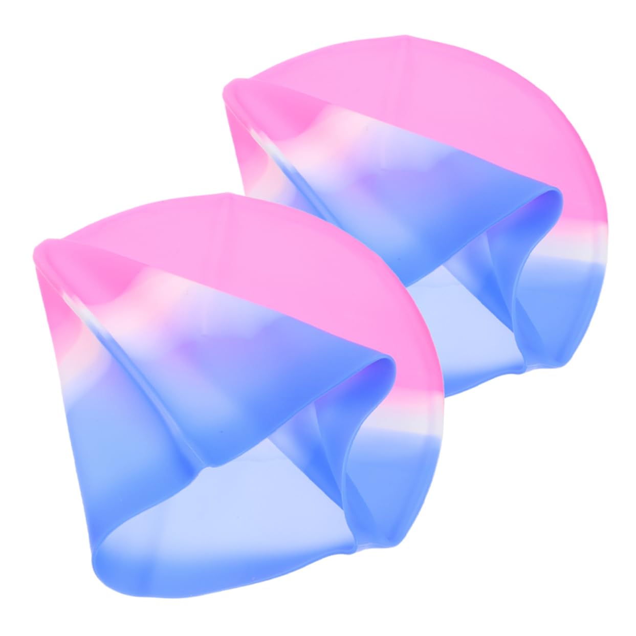 HANABASS 10 Pièces Bonnet de Natation Silicone Bonnet Bain Unisexe Extensible et Confortable pour Femmes et Adultes Étanche pour Cheveux Longs Protection Pratique