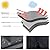 Tearom Patio Heater Covers Outdoor Heater Covers Waterproof Heater Covers for Standing Heater Tear-Proof Wind-Resistant UV-Resistant Snow-Resistant with Zipper and Storage Bag 87*34*19inch Black