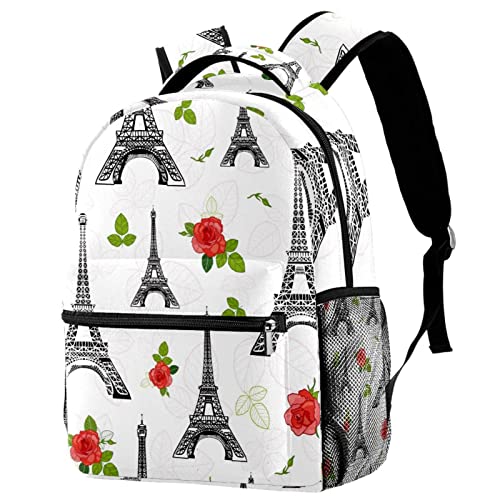 Sac à dos Tour Eiffel et roses, le cadeau idéal pour le voyage