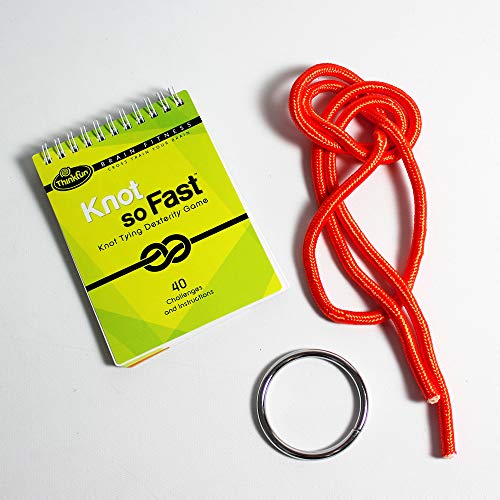 ThinkFun Brain Fitness Knot So Fast Knot Tying Game for Age 12 and Up