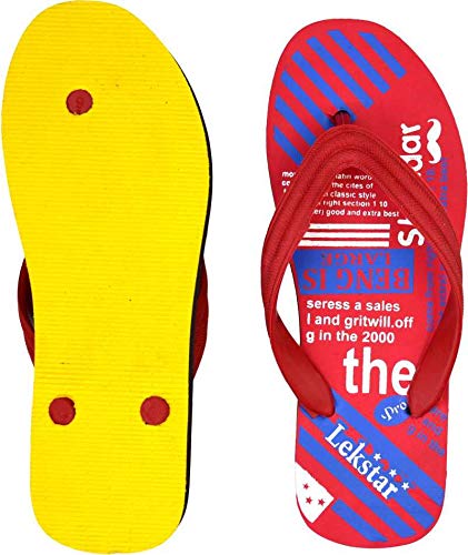 Image of POLITA Boys & Girls Slip On Slipper Flip Flop (Red)