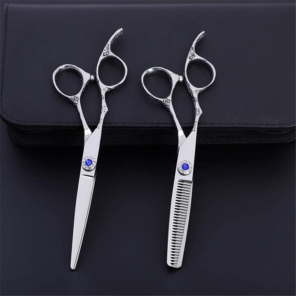 Linkshänder-Haarschneideschere, scharf und präzise, 15,2 cm (6,0 Zoll), ergonomisches Design, für Salon und Zuhause geeignet