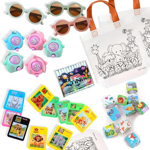 Image of Party Propz Jungle Theme Return Gifts - 60 Pcs, Partyfavors Pack, Birthday Return Gifts For Kids, Return Gifts For Birthday, return gift for kids age 6-10