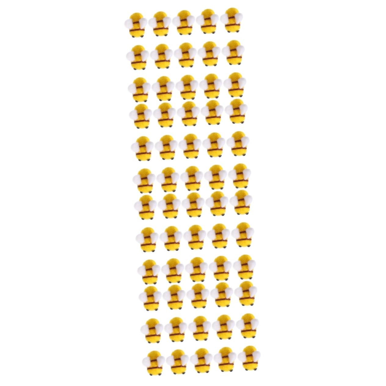 Gadpiparty 4 Set Decorazioni Lana per Costumi Api Fatte Mano per Creazioni Fai da Te Accessori per Decorazioni Artigianali per Sviluppare creatività E nei 15 Pezzi*4