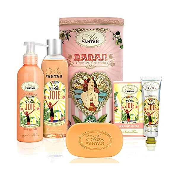 Lustige Geschenke Für Frauen: Französisches Geschenkset 1 Duschgel 250ml + 1 Bodylotion 200ml + Handcreme 25ml + 1 Seife…