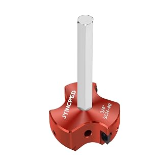 PVC Fitting Saver 3/4 Inch, PVC Pipe Reamer Socket Saver with Triple Blade & 1/4-Inch Hex Shaft,Plastic Pipe Fitting Reamer for Plumbing Sch.40 CPVC ABS Socket Hub, Fit Standard 1/2" Drills - Amazon product rated Grade A