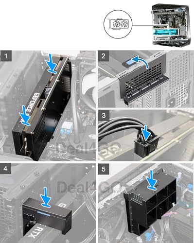 Fixation RTX 3080 MID1 pour Résoudre l'Affaissement GPU Alienware - 3