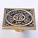 Produktbild HomJo 10 * 10cm Antike Bronze Ende Art und Weiseentwurf Euro-quadratischer Bodenabflussdusche-Abfluss-Badezimmermöbel , 1