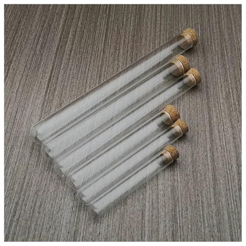 Tubes de laboratoire en verre 15 mm avec bouchons hermétiques