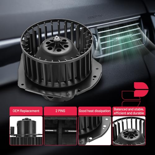 Image of BDFHYK AC Heater Blower Motor Fan 700080 Compatible with Chevy 94-04 S10, Compatible with GMC 94-04 Sonoma, compatible with Isuzu 96-00 Hombre,HVAC Blower Motor Assembly Replacement for 15-81127 PM137