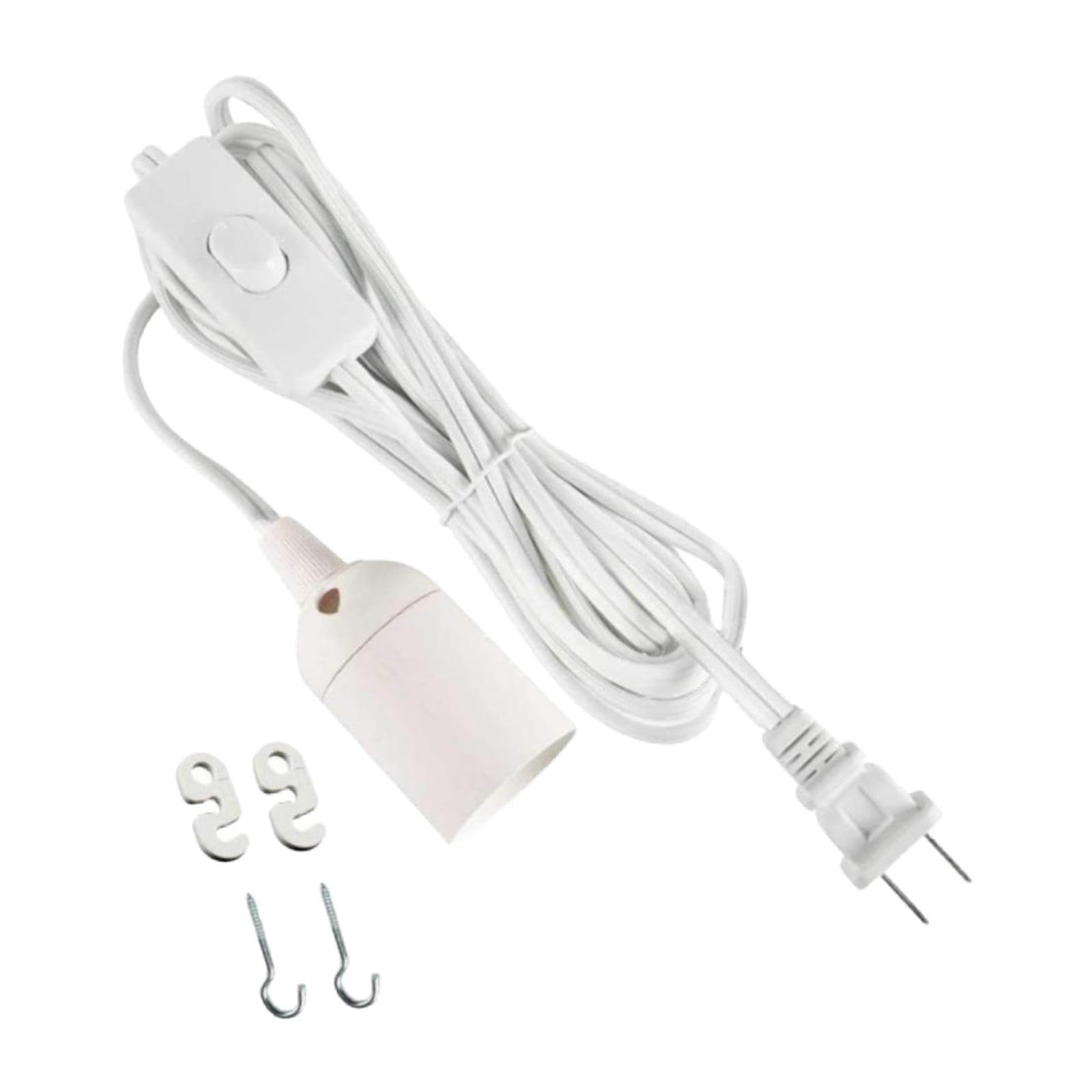 bnf® Hanging Lantern Extension Cord Cable with E26 Pendant Light Socket Farmhouse 4.5m Cable White|Home & Garden|Lamps, Lighting & Ceiling Fans|Lighting Parts & Accessories-image-17