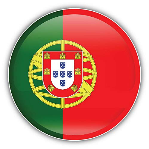 Magnet Portugal Glossy World Flag Label Truck Car Magnet Bumper Sticker Magnetic 5" #TOP28