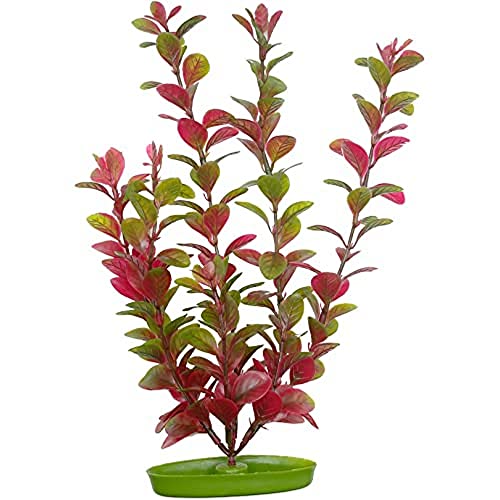 Marina Plantas Plásticas Aquascaper Grandes Ludwigia Roja, 30 cm