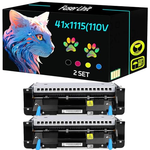 High Yield 41x1115(110V) Fuser Unit Compatible for Lexmark MX721adhe MX722ade MX722adhe MX822ade MX822adxe MX826ade MX826adxe XM5365 XM7355 XM7370 Printers, Print Clearly (2 Set)