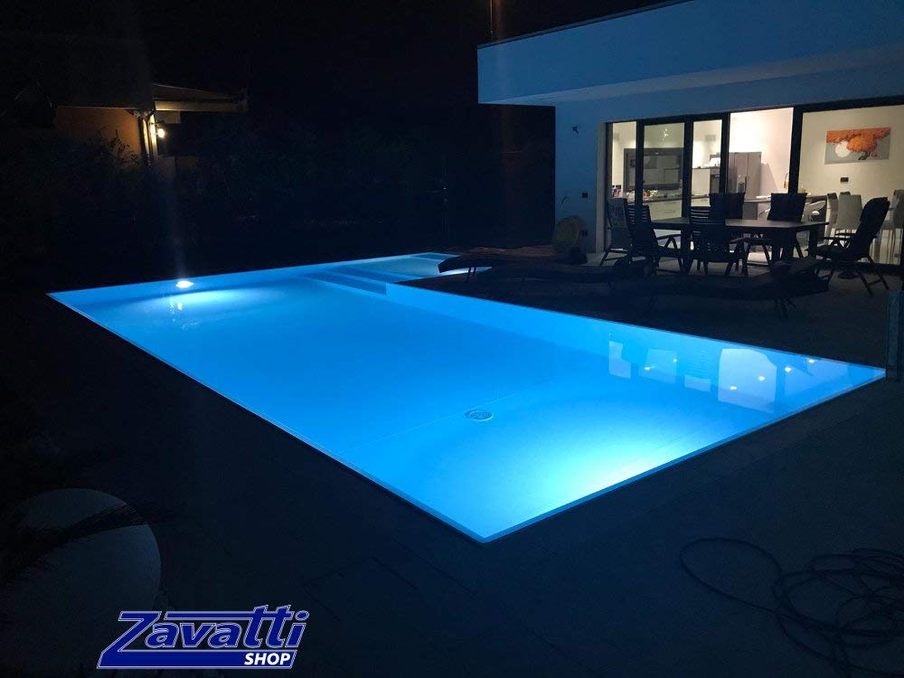 Zavattishop Seamaid 502815 Led-Lampe PAR56 für Schwimmbäder, 60 weiße LEDs, 13W