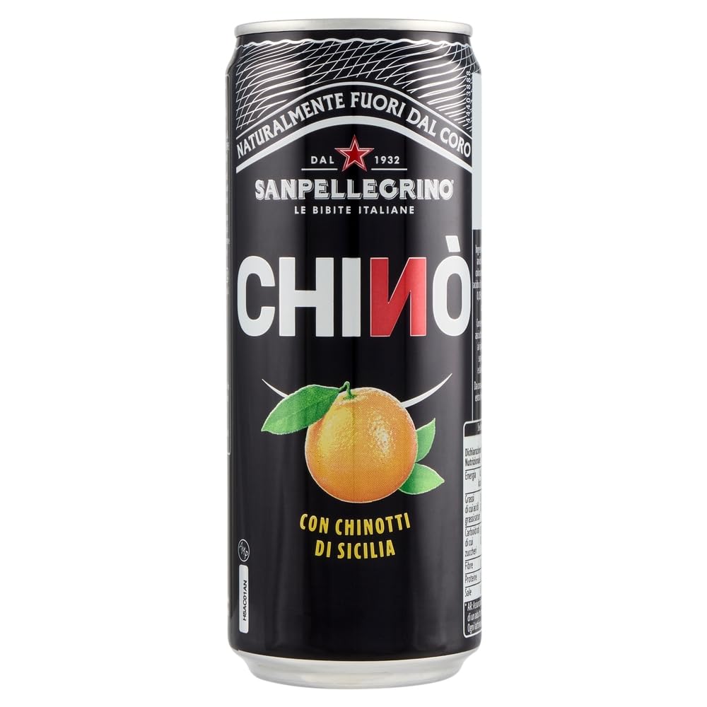 Italian Gourmet Bundle 72x Chinotto 33cl – Italienisches Kult Erfrischungsgetränk mit Chinotti aus Sizilien – Mediterrane Italienische Limonade & Softdrink Vorratspackung für Familie, Gastronomie