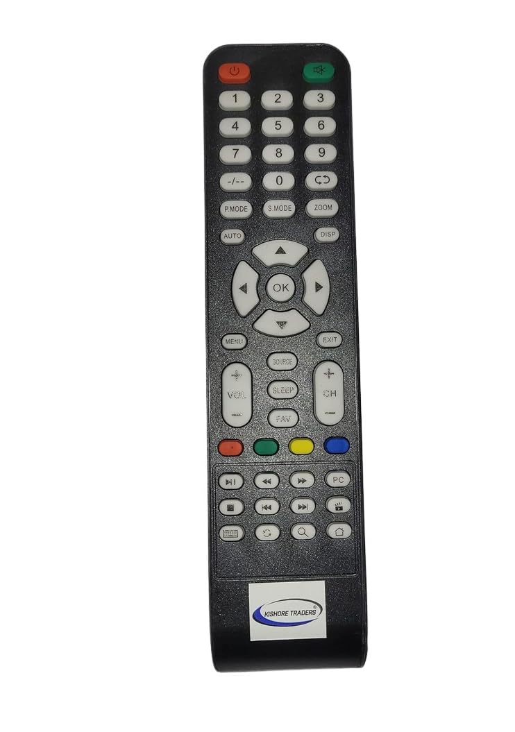 Remote Control Compatible with eAirtec/Wisdom Share Smart Cloud Led Tv (Please Match Your Old Remote with Given Image)