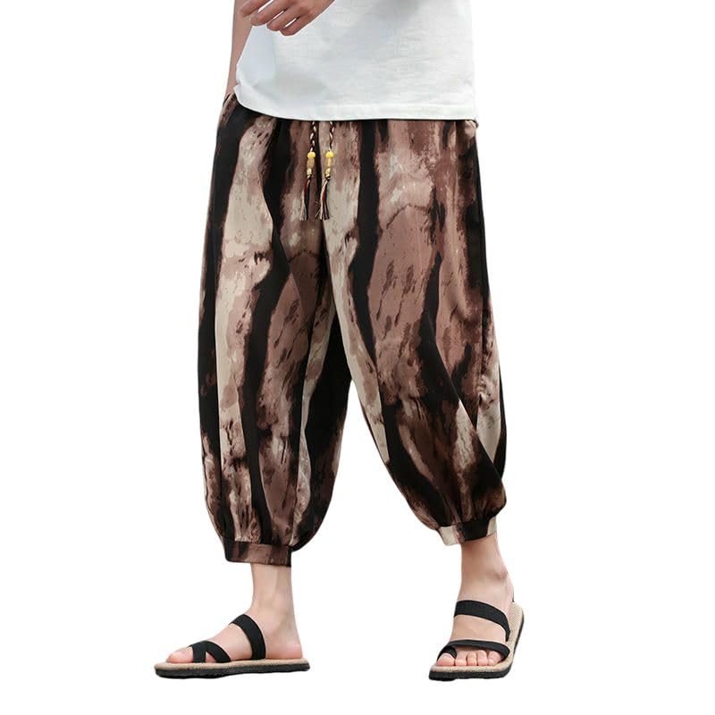 Pantalon sarouel en soie glacée pour un style streetwear décontracté - 6