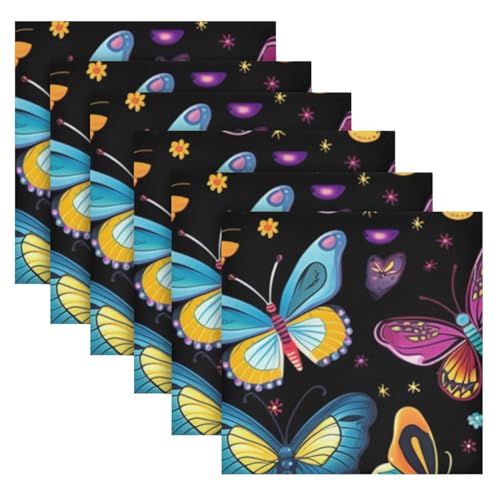 Servilletas de Tela Multicolor 20 x 20 pulgadas Pack 6 miniatura 2