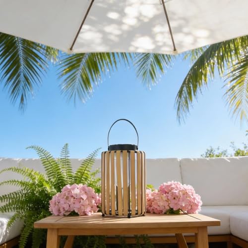 Lanterne solaire d'extérieur étanche pour jardin et décoration de cour
