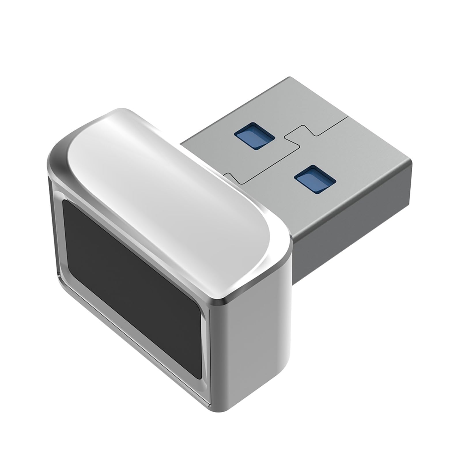 Lector De Huellas Dactilares USB, Módulo De Desbloqueo De Huellas Dactilares Mini De Aleación De Zinc, Seguro, Multilingüe, Operación Conveniente, Portátil For Ordenadores Portátiles Y PC