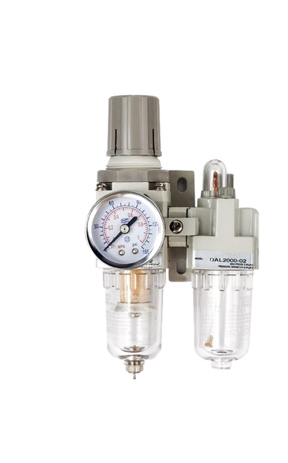 Régulateur de pression pneumatique AC3010-03 avec filtre à air en cuivre pour compresseur