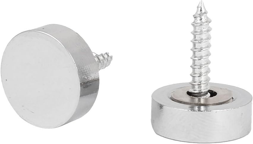 16mmx5mm Round Quality Parts Cap 3.5mm Dia Thread Glass Advertising Mirror Screw Nail 4pcs Model:53as659qo149