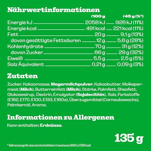 M&M'S Frohe Weihnachten Snack Mix I Peanut, Crispy, Schokolade, Chocolate Minis I 4 Sorten I 9 Packungen I 724 g I Geschenkbox zu Weihnachten