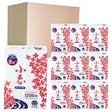 コトブキ製紙 ちり紙 トイレに流せる 小春 コンパクト 1200枚×10個 大容量 白 無香料 再生紙100％ 丈夫 【まとめ買い】