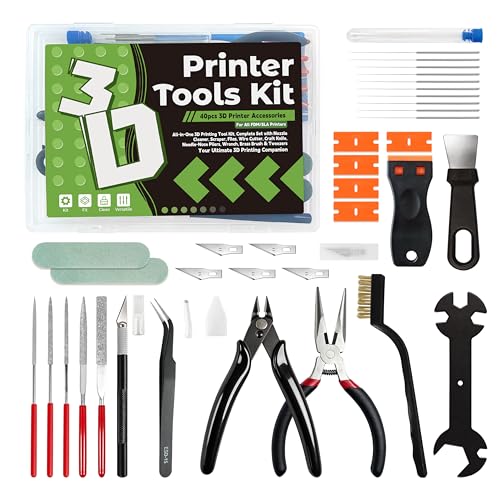 40PCS 3D Printer Tools Kit