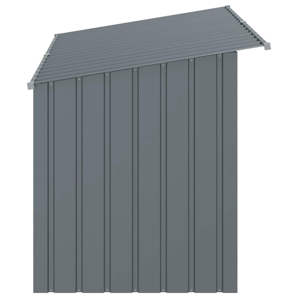 Festnight Perrera para Exterior Grande con Tejado Casa para Animales, Jaula para Jardín Patio Jaula Casetas de Perros Gallinero para Exterior Acero Galvanizado 196 x 91 x 110 cm