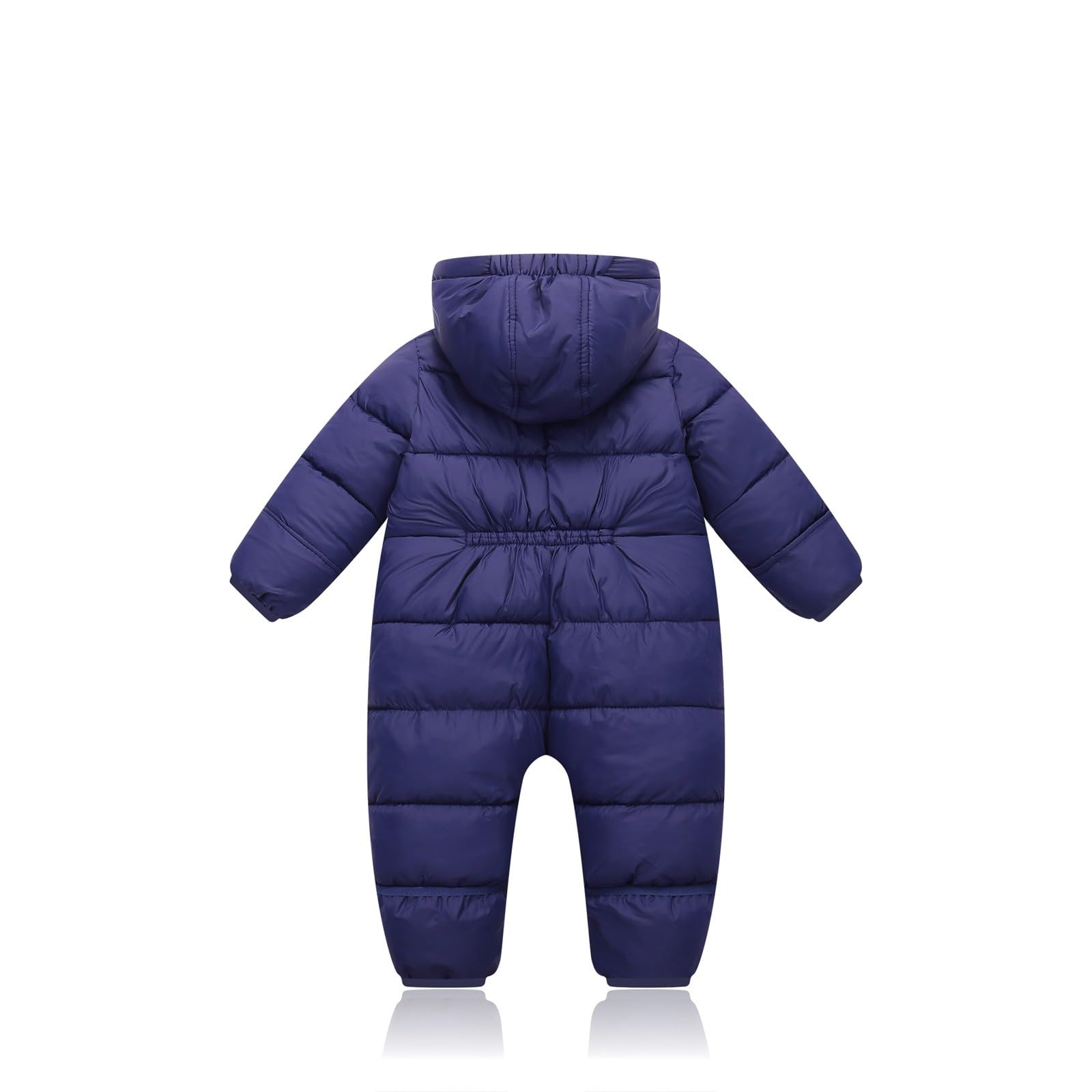 Mono de Invierno para bebés, niños y niñas, Forro Polar Grueso y Capucha, Ropa de Juego cálida, Cierre de Cremallera, Patucos Plegables, Ideal para Nieve y frío Extremo.