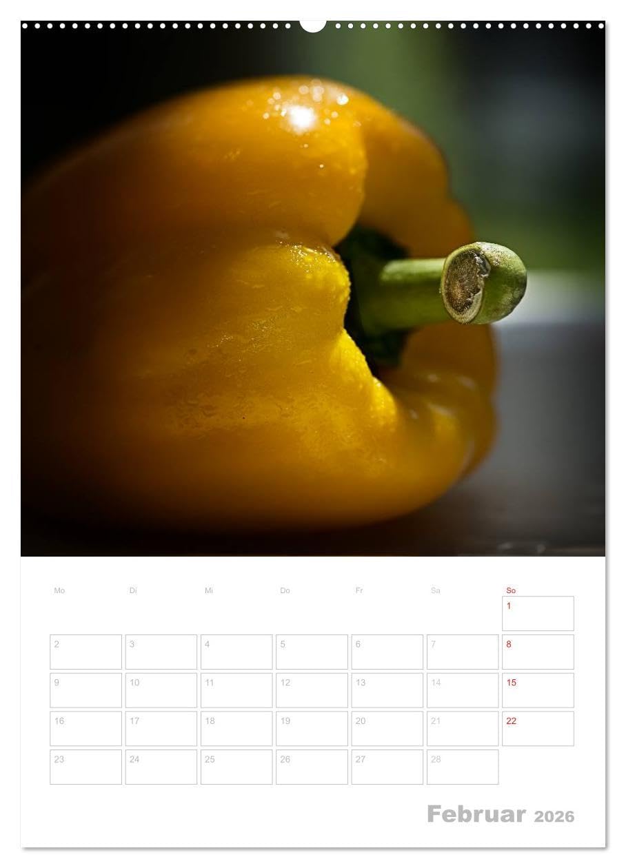 Guten Appetit/ein Küchen - Terminplaner (Wandkalender 2026 DIN A2 hoch), CALVENDO Monatskalender: Dreizehn sehr unterschiedliche Fotografien ... diesen Terminplaner. (CALVENDO Lifestyle)