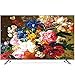 Produktbild KOIOK Fernseher Abdeckung Indoor Staubschutz Hülle Mikrofaser Waschbar Universal Displayschutzfolie für 22-80 Zoll TV - 80 Zoll Blumen B
