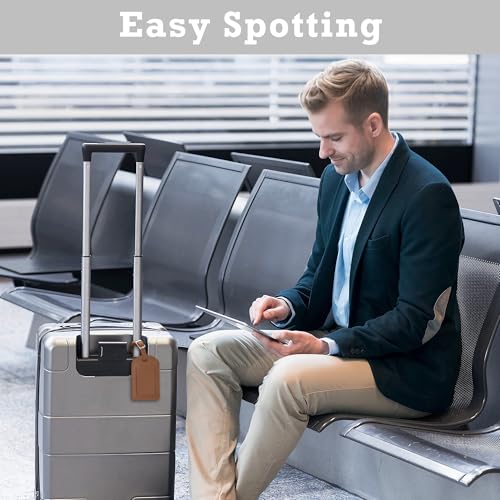 Mayski Genuine Leather Luggage Tags