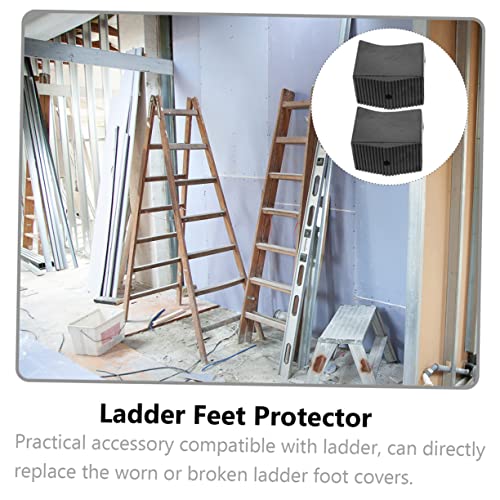 Angoily 2 Pçs Escada Dobrável Pés Almofadas De Perna De Móveis Capas De Pés De Cadeira Protetor De M